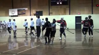 Ball Hockey Fights - Ball Hockey Brawls - Surrey Crooks vs. Pacific Jaguars (UFC Deluxe Version)