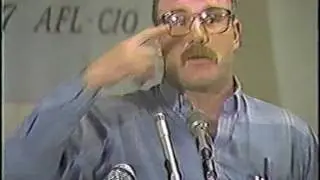 Afscme 444, Tony Mazzochi Labor Party Meeting 1989 Full Movie