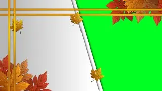 Autumn Leaves Slideshow Green Screen Presentation Template | FREE TO USE | iforEdits