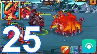 Monster Squad - Gameplay Walkthrough Part 25 -  Dino Gorge (Normal) (iOS, Android)