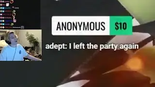 xQc Gets Trolled by Adept Voice Dono