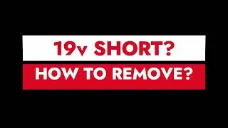 LAPTOP REPAIR  -19V SHORT IN LAPTOP MOTHERBOARD? HOW TO REMOVE? TIPS AND TRICKS