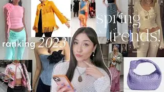ranking (and respectfully ✨roasting✨) 2023 spring trends!