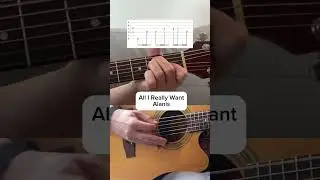 Capo the 6th - &ldquo;all I really want&rdquo; by Alanis morissettte #guitartab #guitartutorial