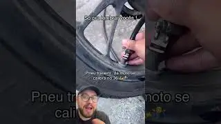 Dica para calibrar pneu da moto