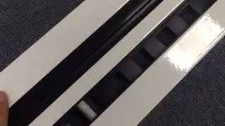 Linear Slot Air Diffuser (LSD-VA) Made of Extruded Aluminum, Individually Adjustable Air Control