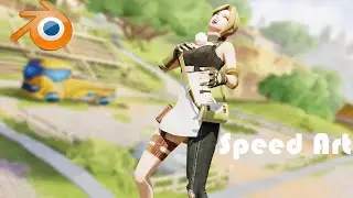 Making 3D Creative Destruction Thumbnail in Blender #5