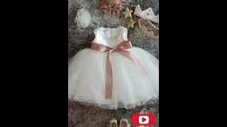 Baptism dress for baby girls/ Latest model