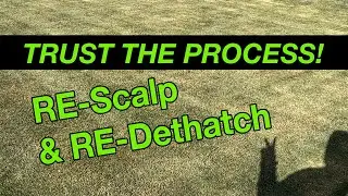 Fall Lawn Reset TAKE 2! Re-Scalp & Re-Dethatch Zone 6b
