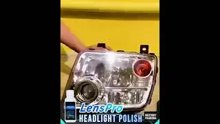 Car headlight repair fluid.Refurbishing tool, luxury cars are using.