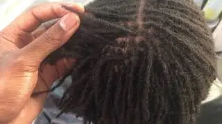 [Loc Diaries] Small Locs retightening &bull; SLIDESHOW