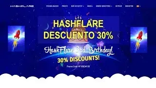 HashFlare DESCUENTO del 30%