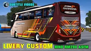 SHARE LIVERY CUSTOM NEVARA - Bussid Mod SHD Hino RM 280