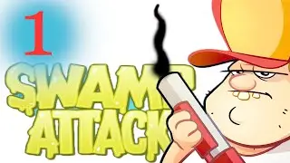 Swamp Attack Gameplay Walkthrough Part 1 Episode 1 Level 1-3 Android/iphone