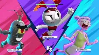 Mecha Plankton Vs Jenny Wakeman Vs Grandma Gertie|Nickelodeon All-Star Brawl 2
