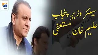 Senior Punjab Minister Aleem Khan resigns