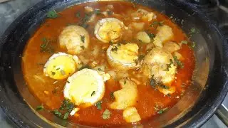 Andy Alu ka salan | Anday Alu gravy | potato with fried egg |