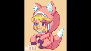 [Speedpaint] Cutie (Controller Pyxel Edit)