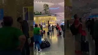 Istanbul Airport - walking in one of the most largest and busiest airports 🇹🇷 #istanbul
