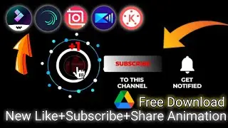 New Subscribe green screen animation | link in des.| No copyright  #subscribebuttongreenscreen #like