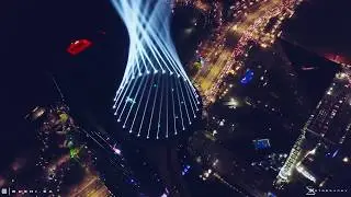 Spectral Lazer Show | Saudi National Day 88 | Jeddah Saudi Arabia | 4k