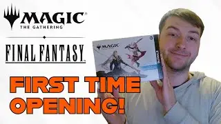Final Fantasy fan opens Magic cards for the first time!