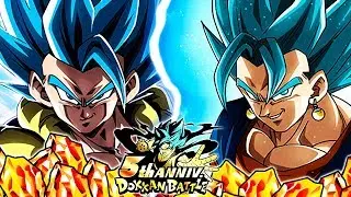 LR BLUE GOGETA & LR BLUE VEGITO GLOBAL 5 YEAR ANNIVERSARY SUMMONS! (DBZ: Dokkan Battle)
