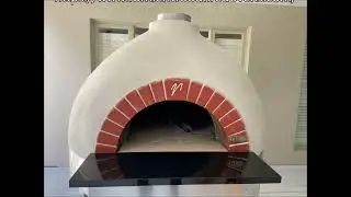Valoriani Igloo 100 commercial wood fired pizza oven installation
