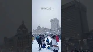 snow fall in mumbai #mumbai #snow