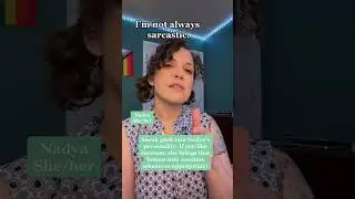 How do you feel about sarcasm? #mentalhealth #therapy #anxiety #depression #trauma #authenticity