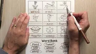 Write the Words - long e (ee)