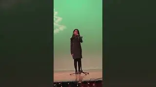 Dani&rsquo;s 1st Malayalam Solo Song Performance for Christmas Program @bino505