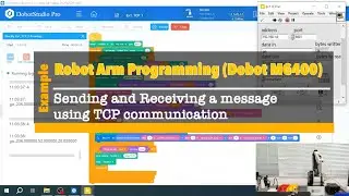Robot Arm Programming (Dobot MG400) Ep6 TCP communication
