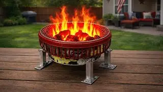 “DIY Fire Pit for Winter Warmth | Simple and Budget Outdoor Heating Idea”