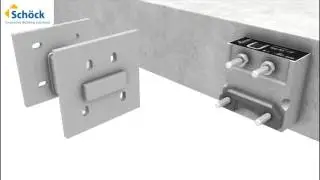 Sch&ouml;ck Isokorb&reg; T type SK (zover Isokorb&reg; type KS): Bouwknoop oplossing beton-staal