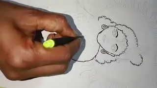 Bal gopal drawing karneka unik tarika😱😱#short#bal gopal ki chitra#youtube short#trending