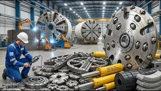 Inside a Tunnel Boring Machine Factory | Building Underground Giants