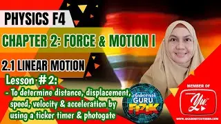 Physics F4 KSSM I 2.1 Linear Motion Part 2