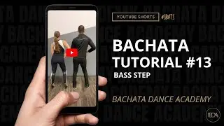 Learn Bachata - Tutorial 13 - Bass Step - Demetrio & Nicole - Bachata Dance Academy - #shorts