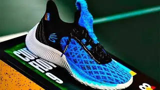 Under Armour Curry Flow 9 Sesame Street &ldquo;Cookie Monster&rdquo; Basketball Shoe Unboxing
