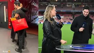 Arsenal boss Mikel Arteta SURPRISES superfan Laura Woods