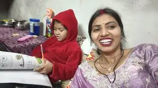 Baby kar rahi hai homework me video shoot karne