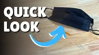 QUICK LOOK at Fancrout Black Disposable Face Mask