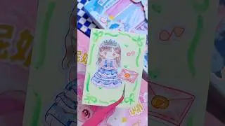 ASMR decorating with stickers #asmr #sticker #paperplay #journal #shorts #princess #journaling #diy