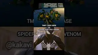 TMNT Vs. Spider-Man ( 2003 Vs. Insomniac ) #shorts #tmnt #spiderman