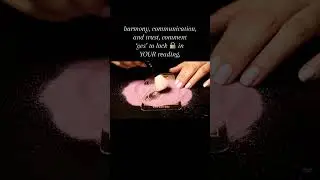 The Lovers Tarot Revealed in Pink Sand 🌸✨ #ASMR #Tarot #aiasmr  #OddlySatisfying #DivineFeminine