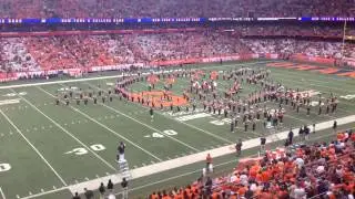 Syracuse Marching Band and Otto the Orange