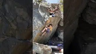 Meadow Face V8 (7B+) (With Hold Closeups) - Way Lake &bull; Mammoth Lakes Bouldering