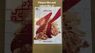 I love cereal.  Kelloggs special K milk and cereal. #cereal #kelloggs #jigsaw