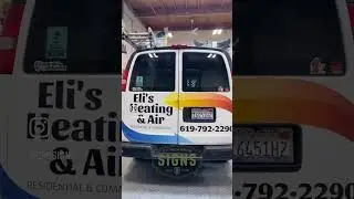 HVAC VAN WRAP | Watch as we wrap these vans with their company logo!  #carwrap  #vanlife